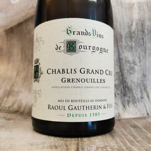 2020 Chablis, Grand Cru Grenouilles