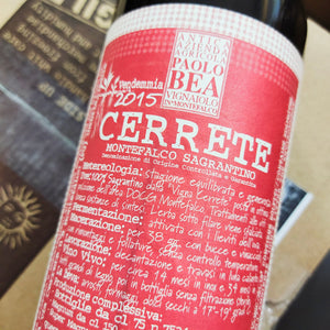 2015 Cerrete, Montefalco Sagrantino DOCG