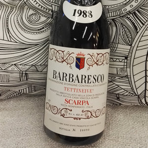 1988 Tettineive, Barbaresco DOCG