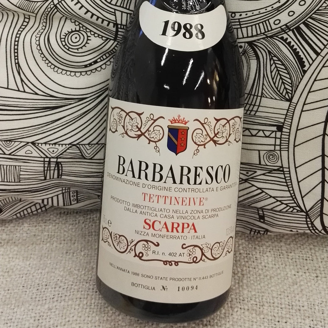 1988 Tettineive, Barbaresco DOCG