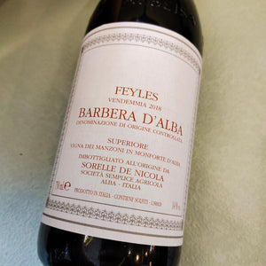 2018 Barbera d'Alba